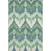 Piper Looms Mayfield Ikat AMF743 Green Machine Washable Area Rug main image