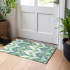 Piper Looms Mayfield Ikat AMF743 Green Machine Washable Area Rug Scatter Lifestyle Image Feature
