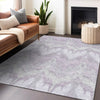 Piper Looms Mayfield Ikat AMF743 Lavender Machine Washable Area Rug Lifestyle Image Feature