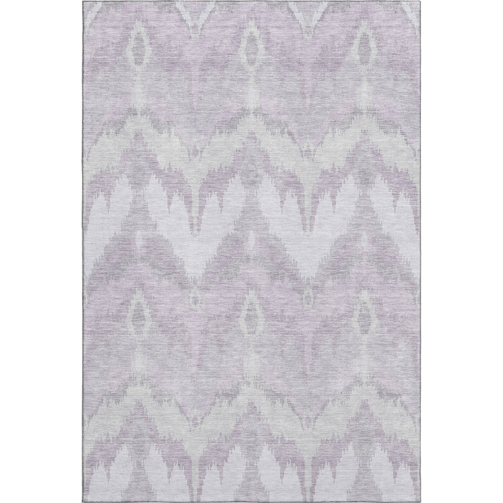 Piper Looms Mayfield Ikat AMF743 Lavender Machine Washable Area Rug main image