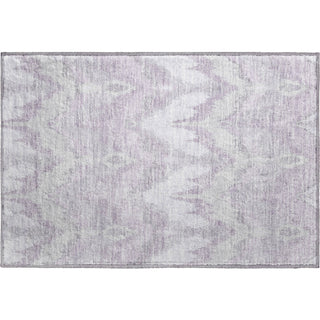 Piper Looms Mayfield Ikat AMF743 Lavender Machine Washable Area Rug Scatter Main Image
