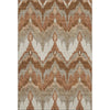 Piper Looms Mayfield Ikat AMF743 Paprika Machine Washable Area Rug main image