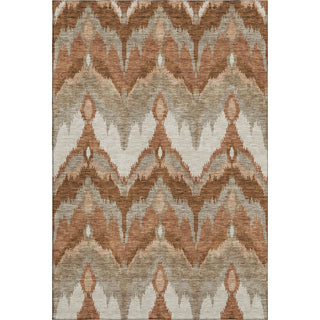 Piper Looms Mayfield Ikat AMF743 Paprika Machine Washable Area Rug main image