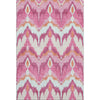Piper Looms Mayfield Ikat AMF743 Pink Machine Washable Area Rug main image