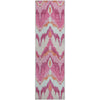 Piper Looms Mayfield Ikat AMF743 Pink Machine Washable Area Rug Runner Main Image