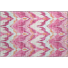 Piper Looms Mayfield Ikat AMF743 Pink Machine Washable Area Rug Scatter Main Image