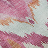 Piper Looms Mayfield Ikat AMF743 Pink Machine Washable Area Rug Swatch Image