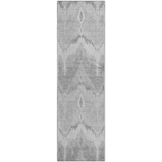 Piper Looms Mayfield Ikat AMF743 Silver Machine Washable Area Rug Runner Main Image