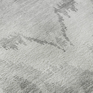 Piper Looms Mayfield Ikat AMF743 Silver Machine Washable Area Rug Swatch Image