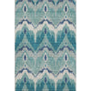 Piper Looms Mayfield Ikat AMF743 Teal Machine Washable Area Rug main image
