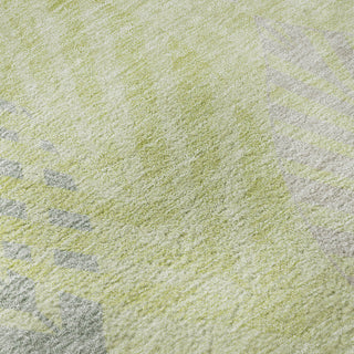 Piper Looms Mayfield Floral AMF744 Aloe Machine Washable Area Rug Swatch Image