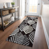 Piper Looms Mayfield Floral AMF744 Black Machine Washable Area Rug Runner Lifestyle Image Feature