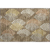 Piper Looms Mayfield Floral AMF744 Chocolate Machine Washable Area Rug Scatter Main Image