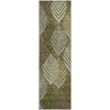 Piper Looms Mayfield Floral AMF744 Olive Machine Washable Area Rug Runner Main Image