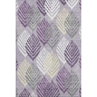 Piper Looms Mayfield Floral AMF744 Purple Machine Washable Area Rug main image