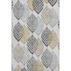 Piper Looms Mayfield Floral AMF744 Silver Machine Washable Area Rug main image