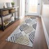 Piper Looms Mayfield Floral AMF744 Silver Machine Washable Area Rug Runner Lifestyle Image Feature