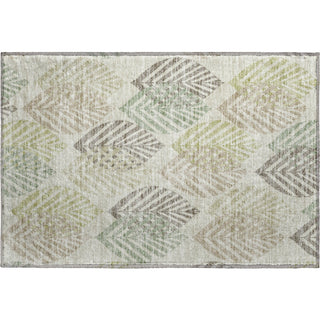 Piper Looms Mayfield Floral AMF744 Taupe Machine Washable Area Rug Scatter Main Image