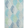 Piper Looms Mayfield Floral AMF744 Teal Machine Washable Area Rug main image