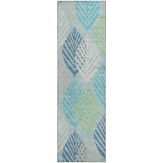 Piper Looms Mayfield Floral AMF744 Teal Machine Washable Area Rug Runner Main Image