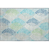 Piper Looms Mayfield Floral AMF744 Teal Machine Washable Area Rug Scatter Main Image