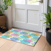 Piper Looms Mayfield Floral AMF744 White Machine Washable Area Rug Scatter Lifestyle Image Feature