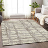 Piper Looms Mayfield Stripes AMF745 Beige Machine Washable Area Rug Lifestyle Image Feature
