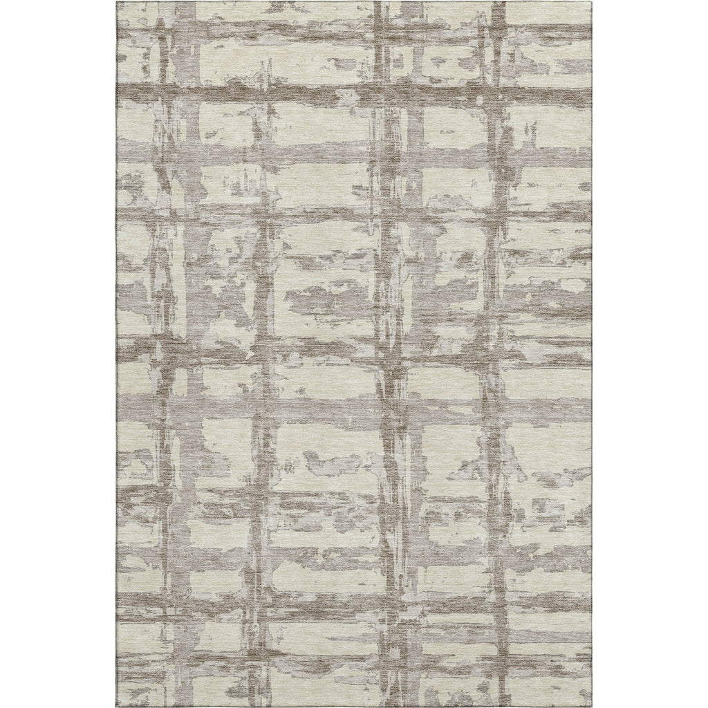Piper Looms Mayfield Stripes AMF745 Beige Machine Washable Area Rug main image