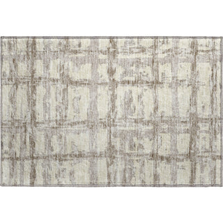 Piper Looms Mayfield Stripes AMF745 Beige Machine Washable Area Rug Scatter Main Image