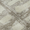 Piper Looms Mayfield Stripes AMF745 Beige Machine Washable Area Rug Swatch Image