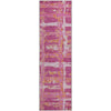 Piper Looms Mayfield Stripes AMF745 Blush Machine Washable Area Rug Runner Main Image
