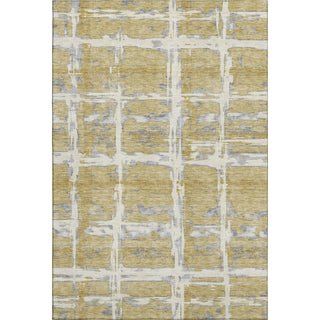 Piper Looms Mayfield Stripes AMF745 Gold Machine Washable Area Rug main image