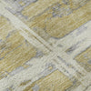 Piper Looms Mayfield Stripes AMF745 Gold Machine Washable Area Rug Swatch Image