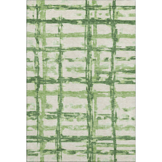 Piper Looms Mayfield Stripes AMF745 Green Machine Washable Area Rug main image