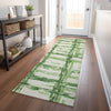 Piper Looms Mayfield Stripes AMF745 Green Machine Washable Area Rug Runner Lifestyle Image Feature