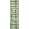 Piper Looms Mayfield Stripes AMF745 Green Machine Washable Area Rug Runner Main Image