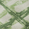 Piper Looms Mayfield Stripes AMF745 Green Machine Washable Area Rug Swatch Image