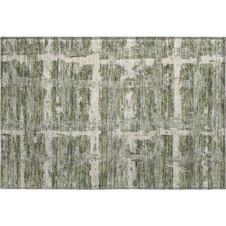 Piper Looms Mayfield Stripes AMF745 Olive Machine Washable Area Rug Scatter Main Image