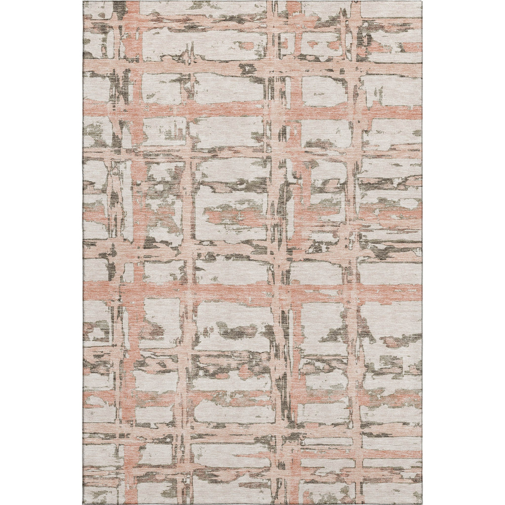 Piper Looms Mayfield Stripes AMF745 Pink Machine Washable Area Rug main image