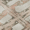 Piper Looms Mayfield Stripes AMF745 Pink Machine Washable Area Rug Swatch Image