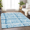 Piper Looms Mayfield Stripes AMF745 Sky Machine Washable Area Rug Lifestyle Image Feature