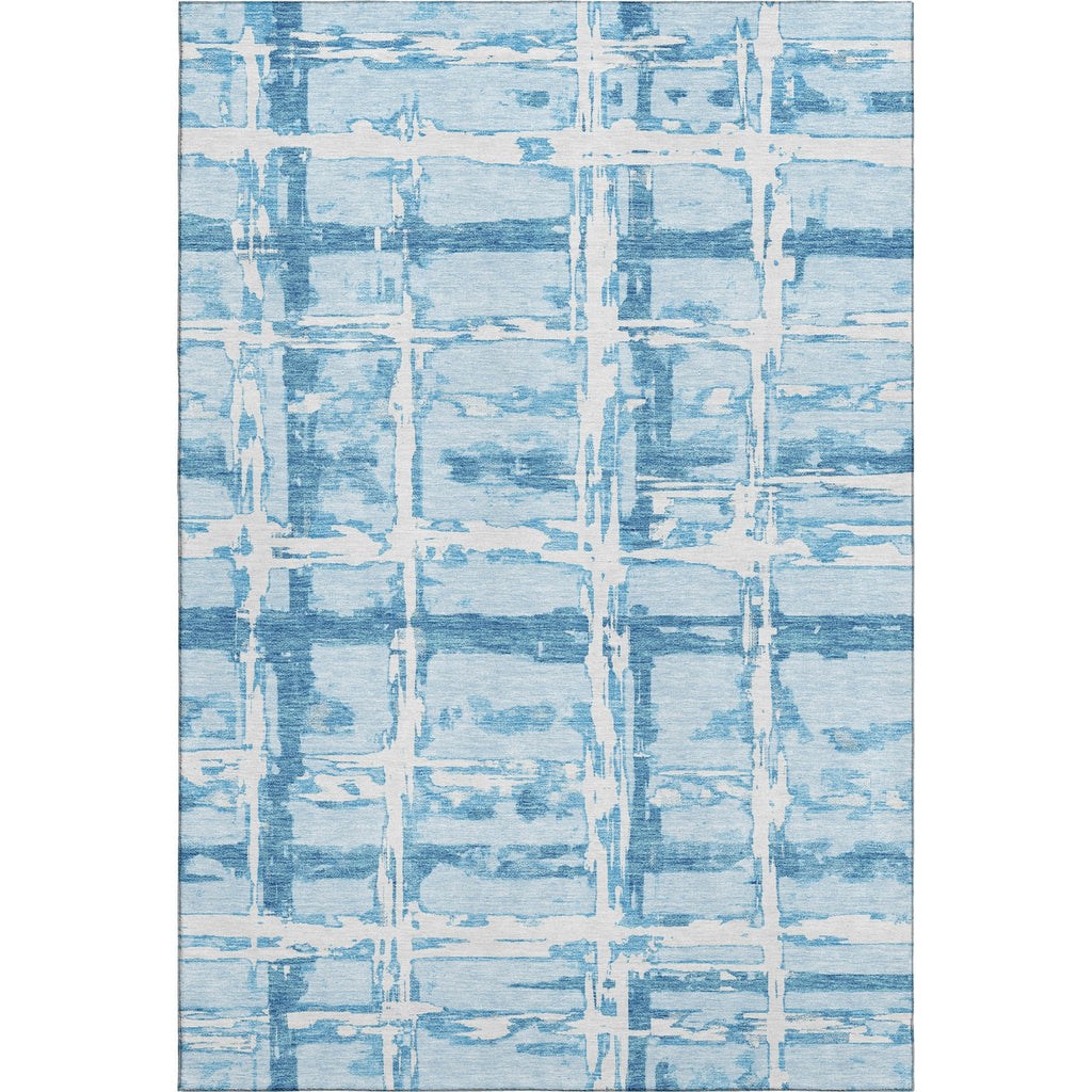 Piper Looms Mayfield Stripes AMF745 Sky Machine Washable Area Rug main image