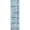 Piper Looms Mayfield Stripes AMF745 Sky Machine Washable Area Rug Runner Main Image