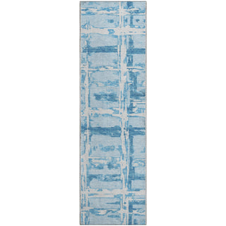Piper Looms Mayfield Stripes AMF745 Sky Machine Washable Area Rug Runner Main Image
