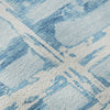 Piper Looms Mayfield Stripes AMF745 Sky Machine Washable Area Rug Swatch Image