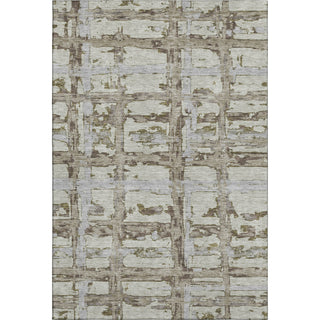Piper Looms Mayfield Stripes AMF745 Taupe Machine Washable Area Rug main image