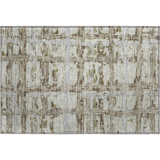 Piper Looms Mayfield Stripes AMF745 Taupe Machine Washable Area Rug Scatter Main Image