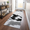 Piper Looms Mayfield Abstract AMF746 Black Machine Washable Area Rug Runner Lifestyle Image Feature