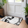 Piper Looms Mayfield Abstract AMF746 Black Machine Washable Area Rug Scatter Lifestyle Image Feature