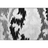 Piper Looms Mayfield Abstract AMF746 Black Machine Washable Area Rug Scatter Main Image